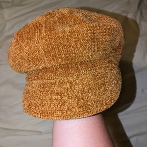 Soft Chenille Newspaper Boy Hat